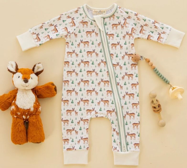 Woodland Buck, Colors: ivory, Size: NB