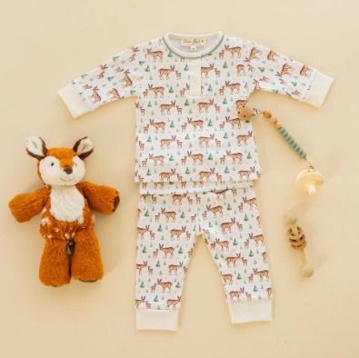 Woodland Buck Set, Colors: ivory, Size: NB
