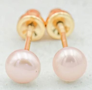 Pink Pearl Screwback