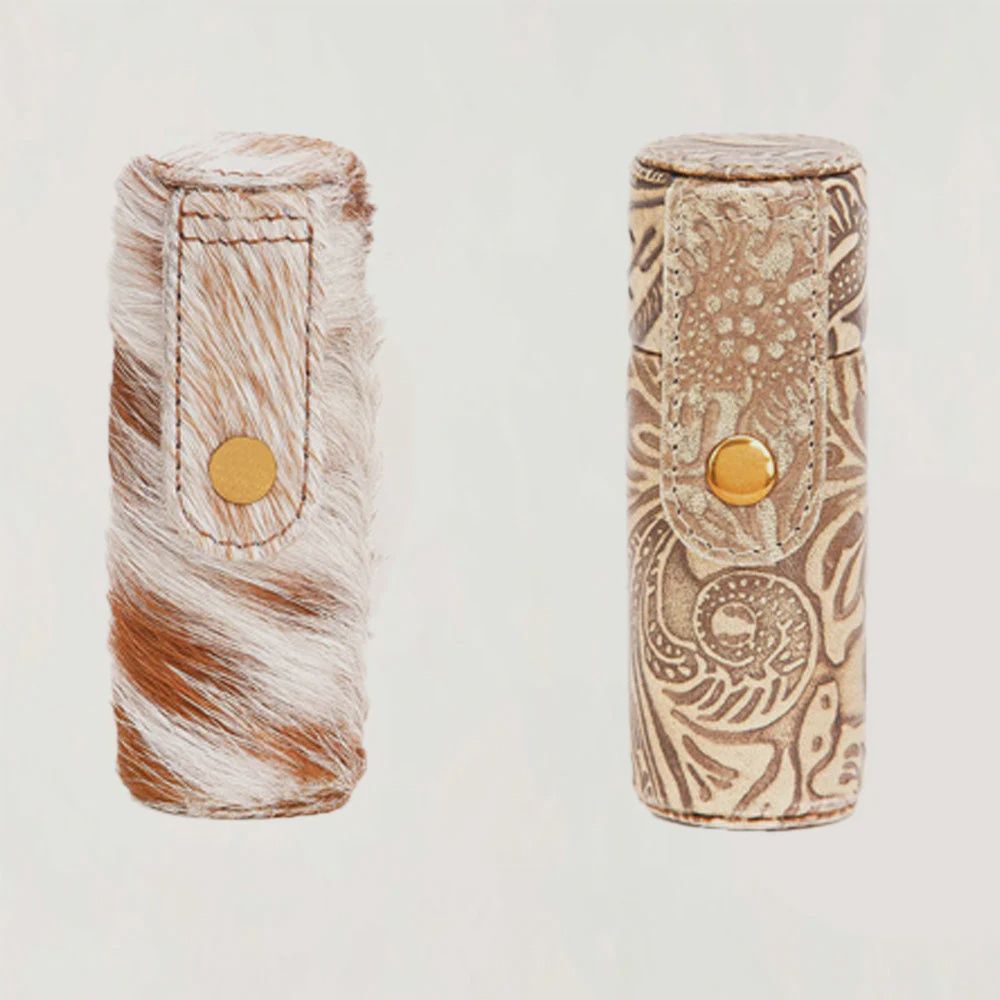 Loyal West Painted Pony Lipstick Case Embossed Floral