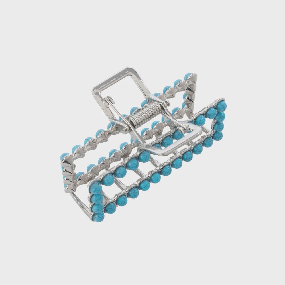 Riverstobe Hair Clip in Sage Blue