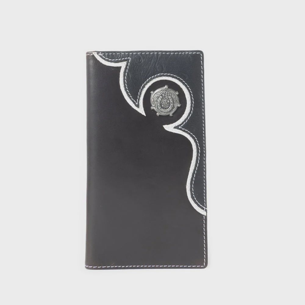 Blacksmith’s Mark Leather Wallet in Onyx Black