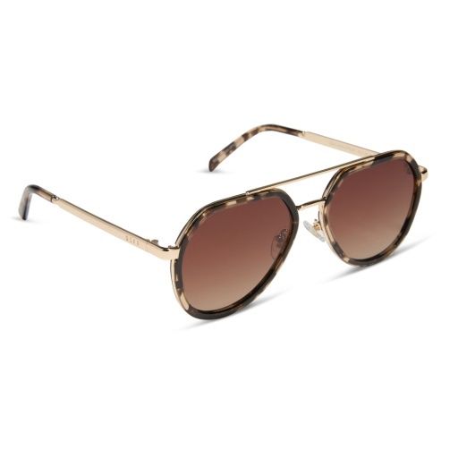 joey espresso tort + gold metal