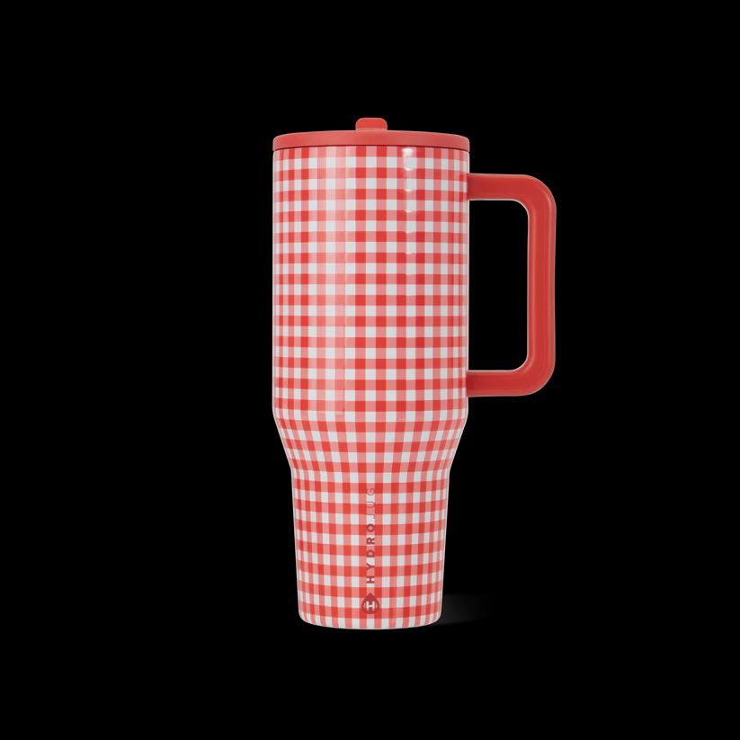 hydro jug red plaid 40 oz