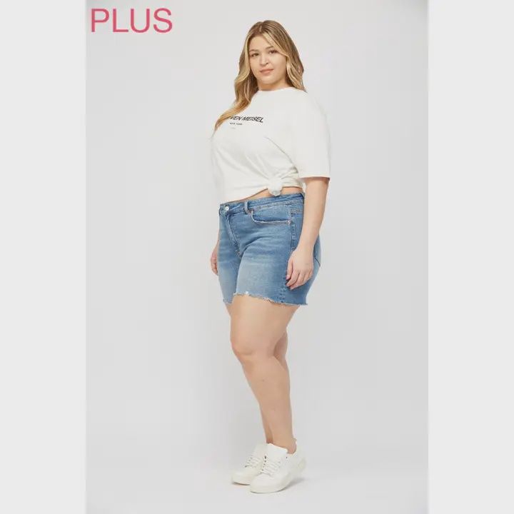 Mica Denim High Rise Cut-off shorts