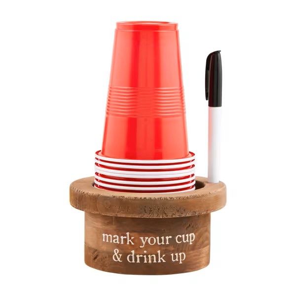 Disposable Cup &amp; Marker Set