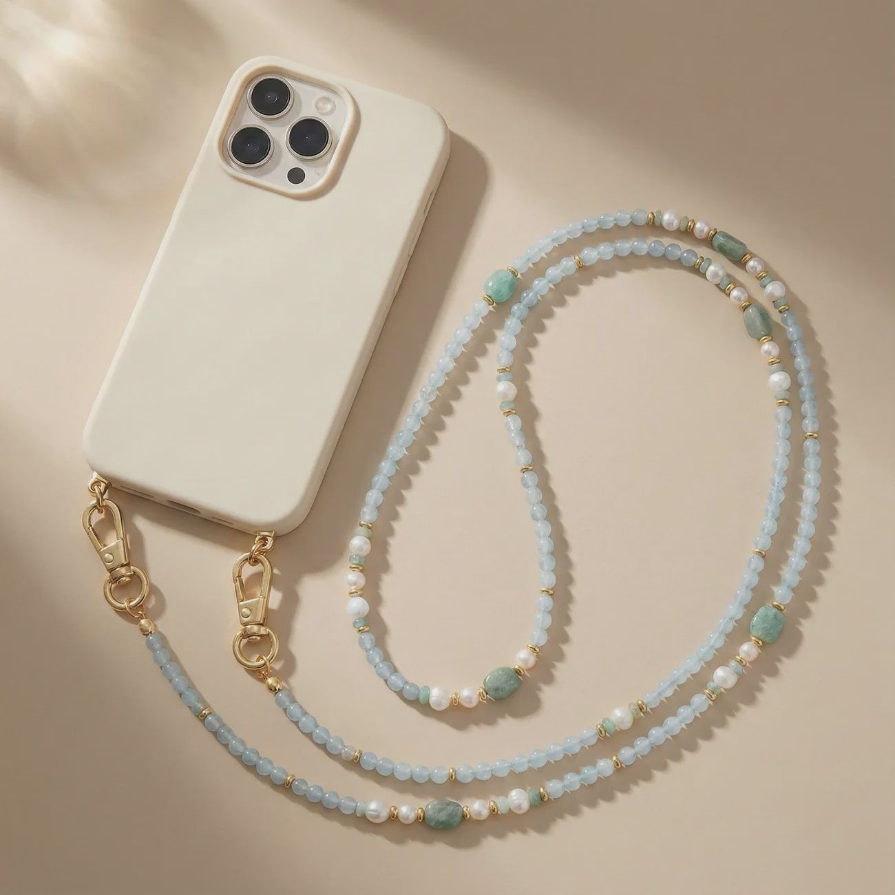 Ammonite Sky Phone Chain