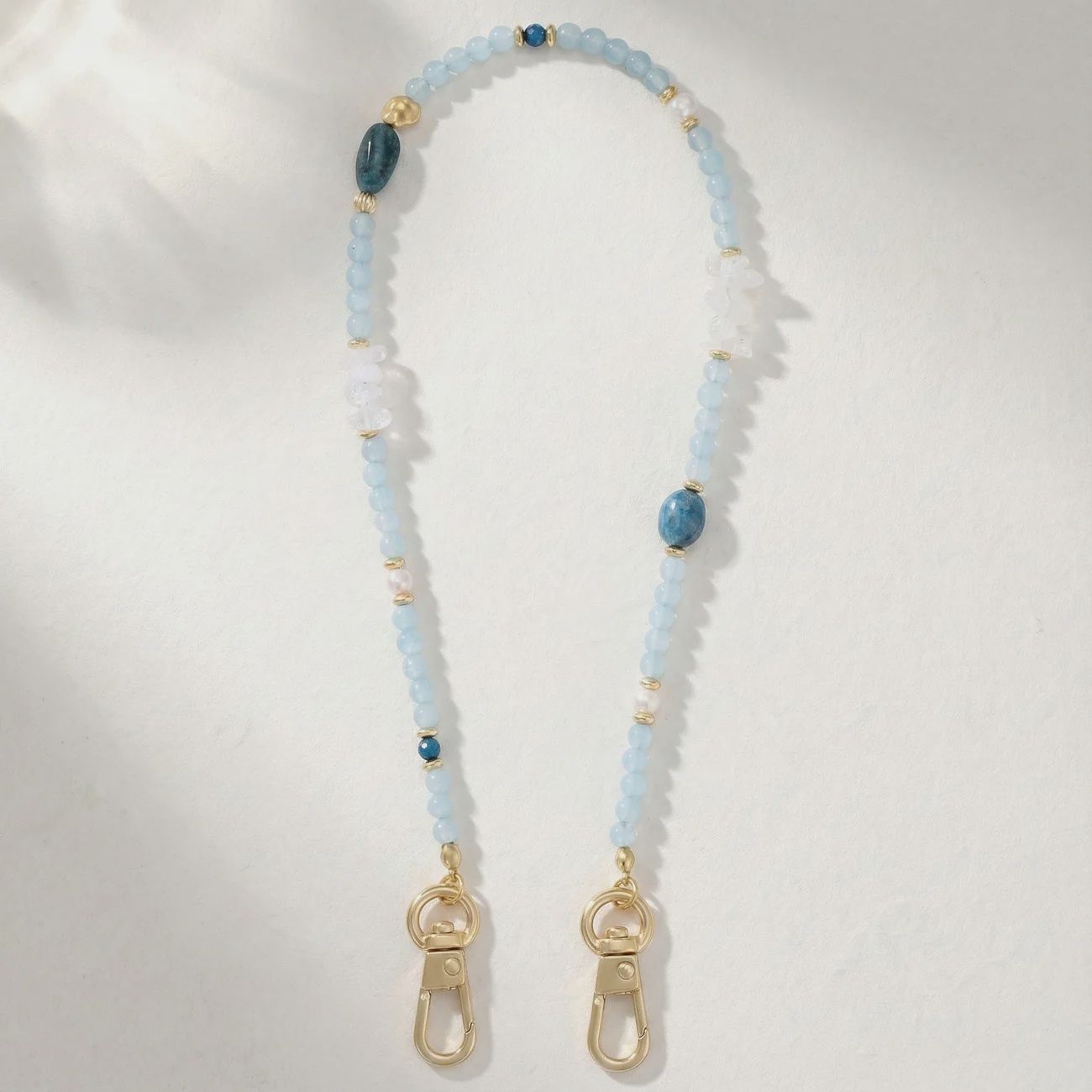 Blue Agate Breeze Phone Chain