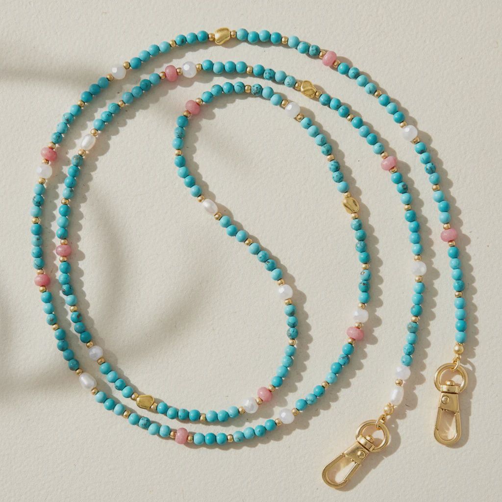 Howlite Horizon Phone Chain