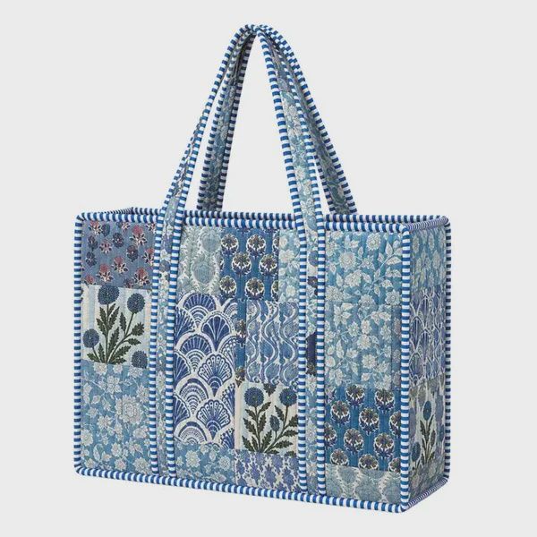 Quilted tote bag