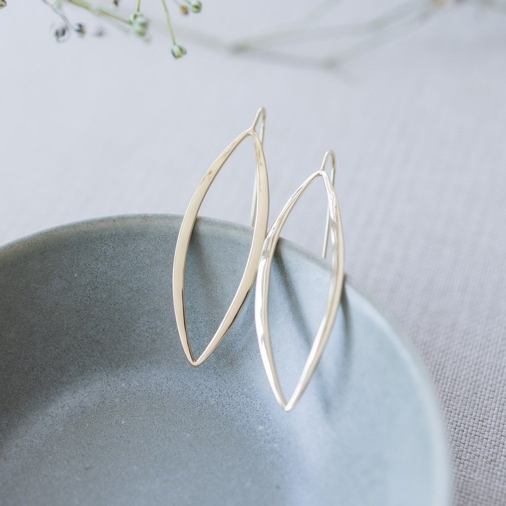 Zephyr earrings, Color: gold