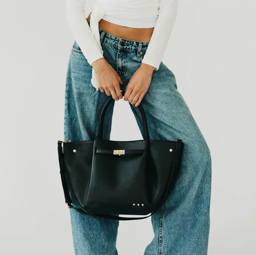 Teagan Tote Bag, Color: black