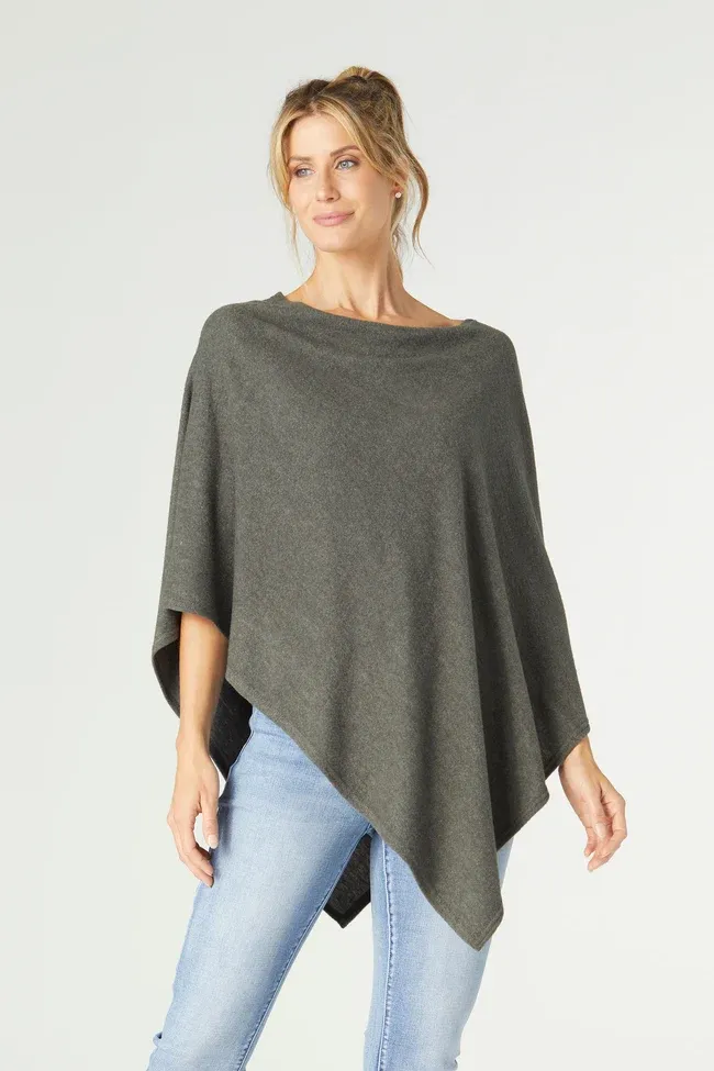 Lightweight Brushed Poncho
