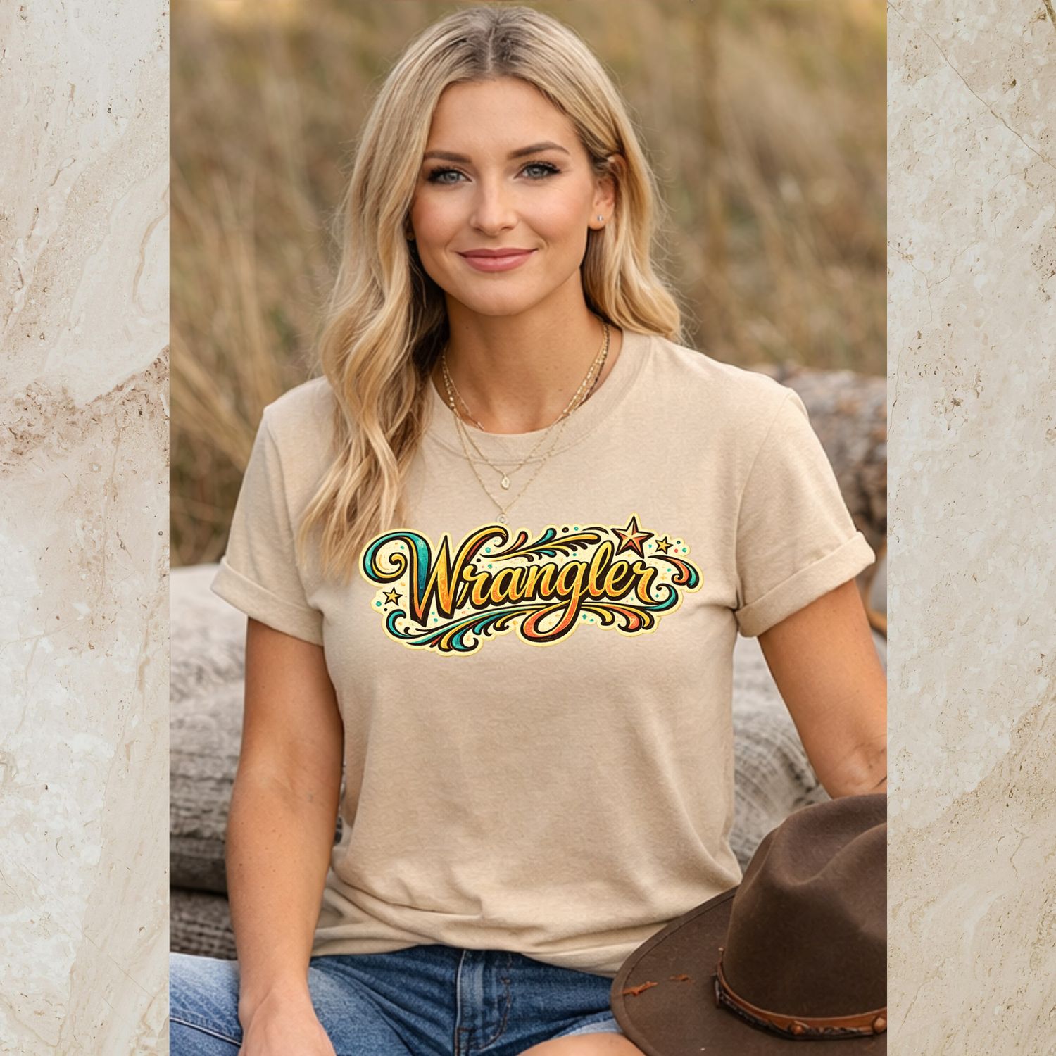 Retro Wrangler Rodeo Tees &amp; Sweatshirts