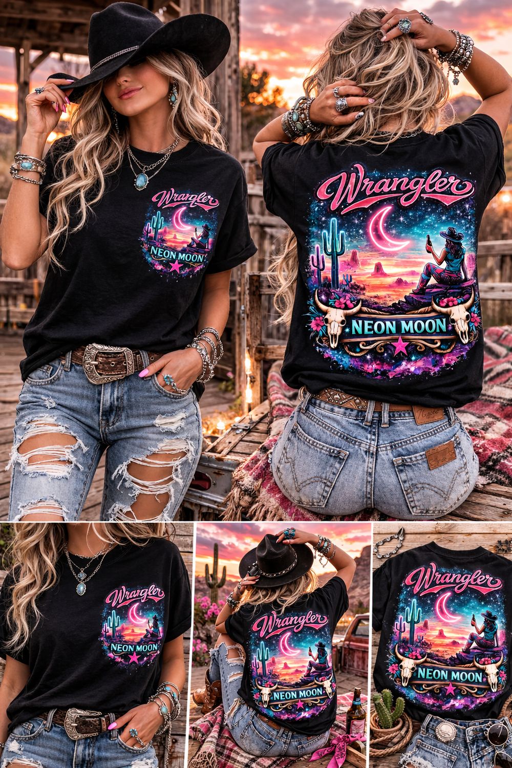 Wrangler Neon Moon Exclusive Graphic Tee
