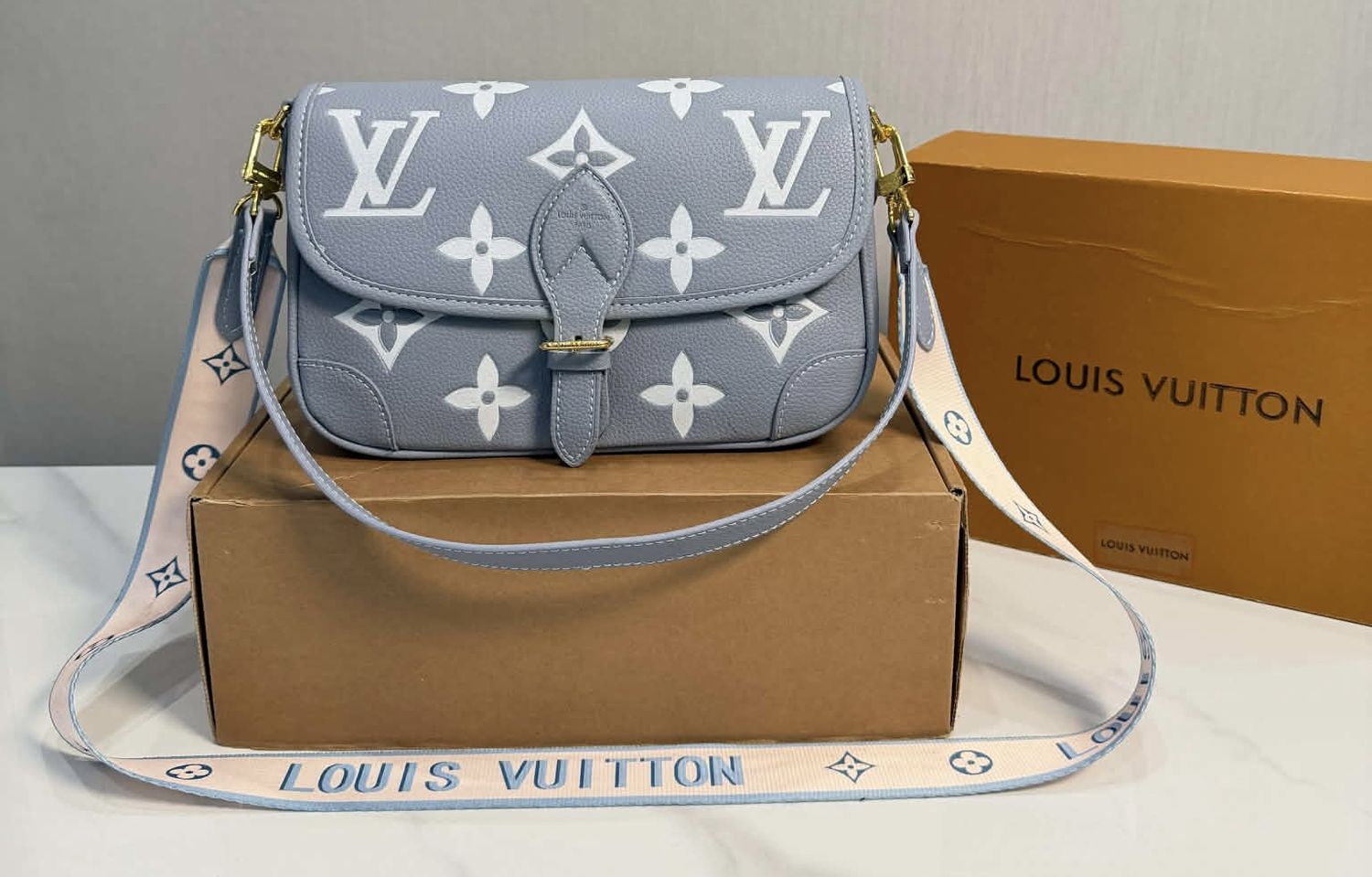 Upcycled Luxury Monogram Crossbody