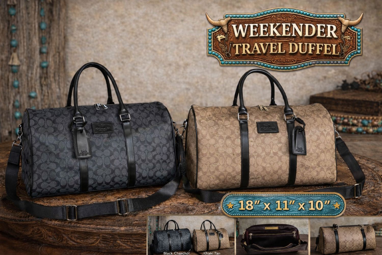 Monogram Upcycled Weekender