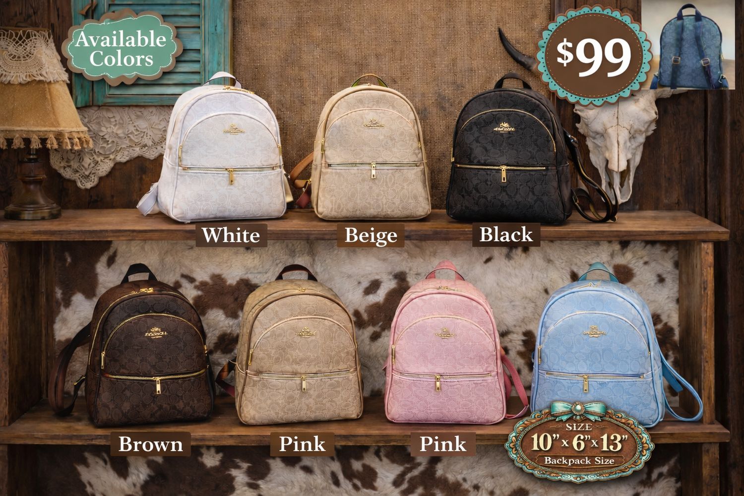 Upcycled Designer Monogram Backpack Purse – Boutique Handbag