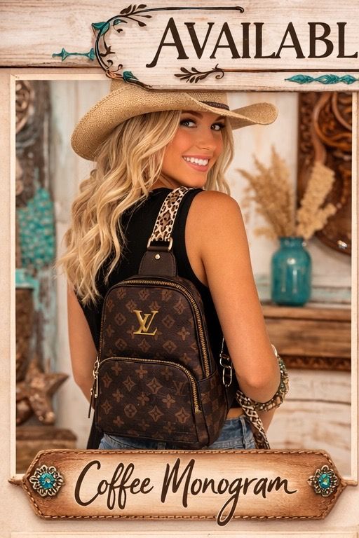 ✨ Upcycled Western Aztec Sling Bag ✨