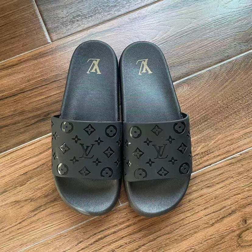 ❤️‍✨Upcycled Monogram Slider Sandals