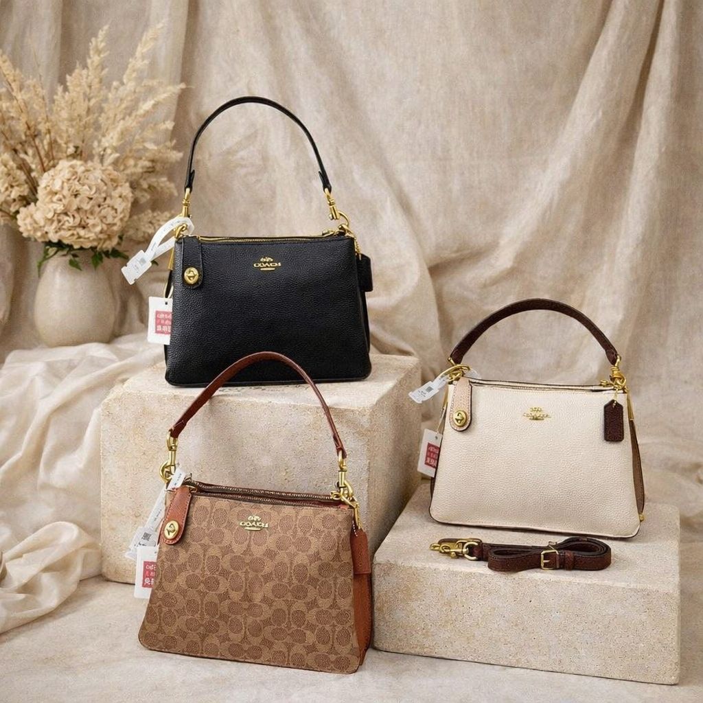 Upcycled Designer Shoulder Bag  ✨ Boutique Style