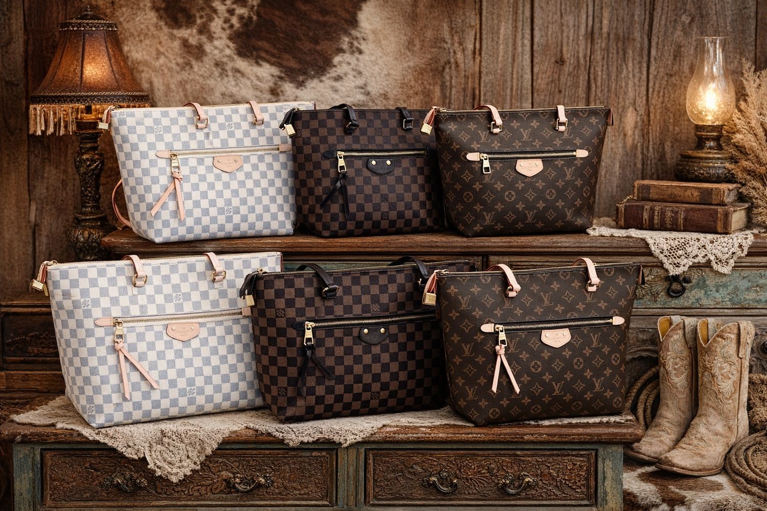 Upcycled Designer Style Tote Bag Bundle ✨