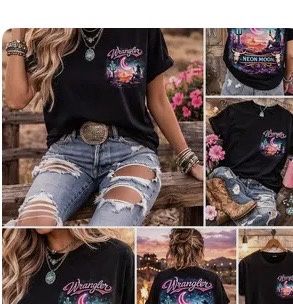 Neon Moon DTF Transfer