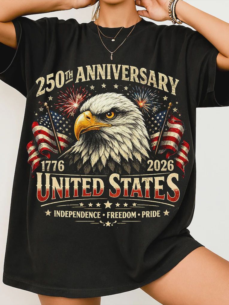 250th Eagle DTF Transfer