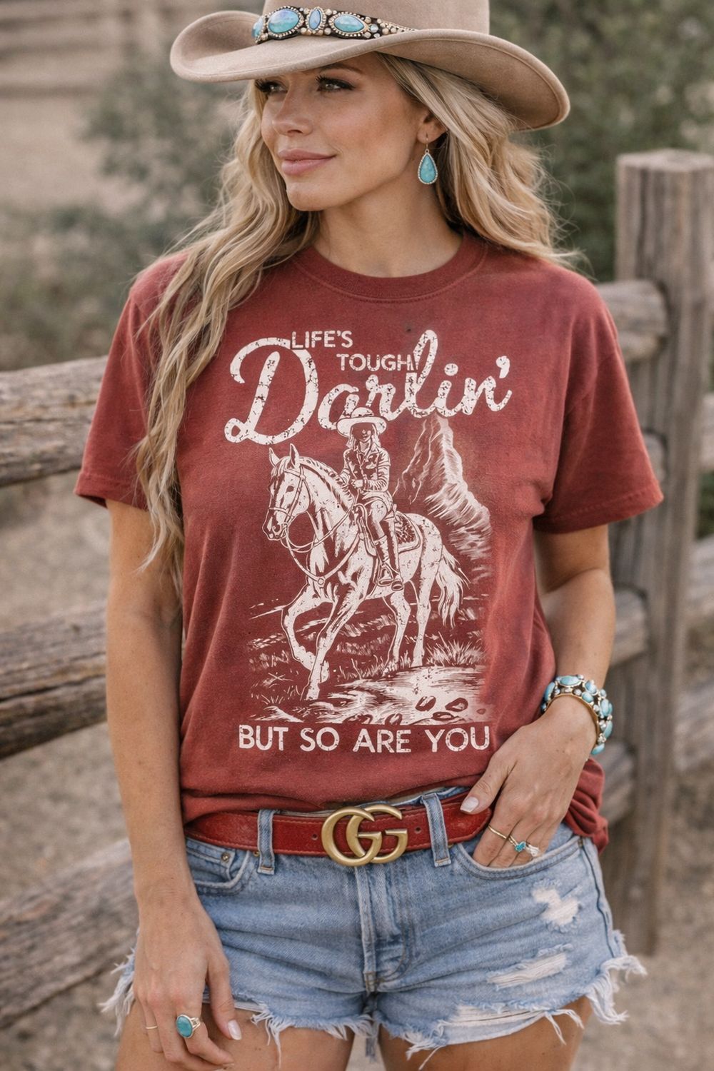 Life's Tuff Darlin DTF Transfer