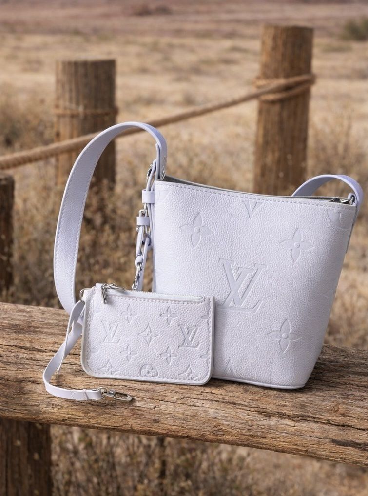 ✨ Upcycled Lavender Crossbody Set 