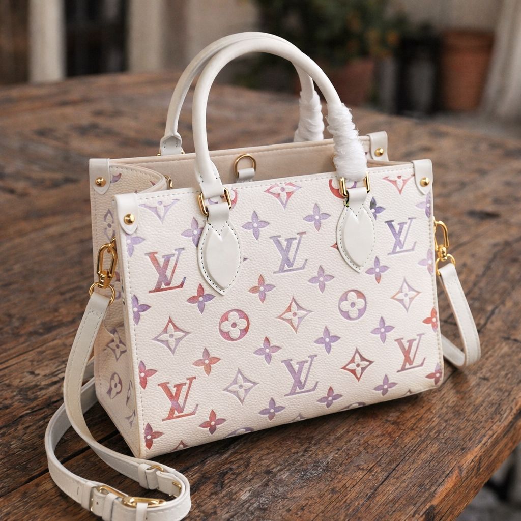 Upcycled Pastel LV Satchel ✨