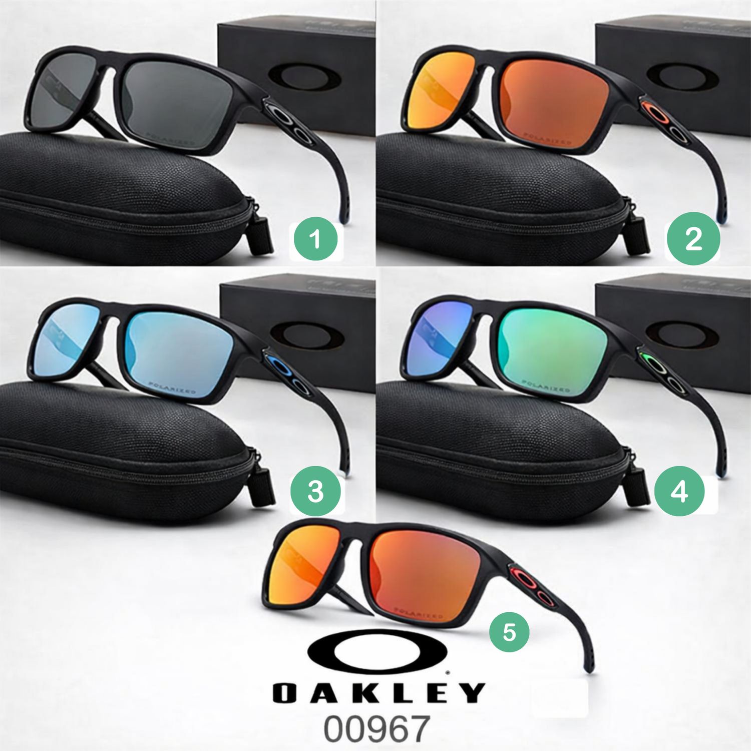 Polarized Sport Sunglasses – 5 Color Options | UV Protection |