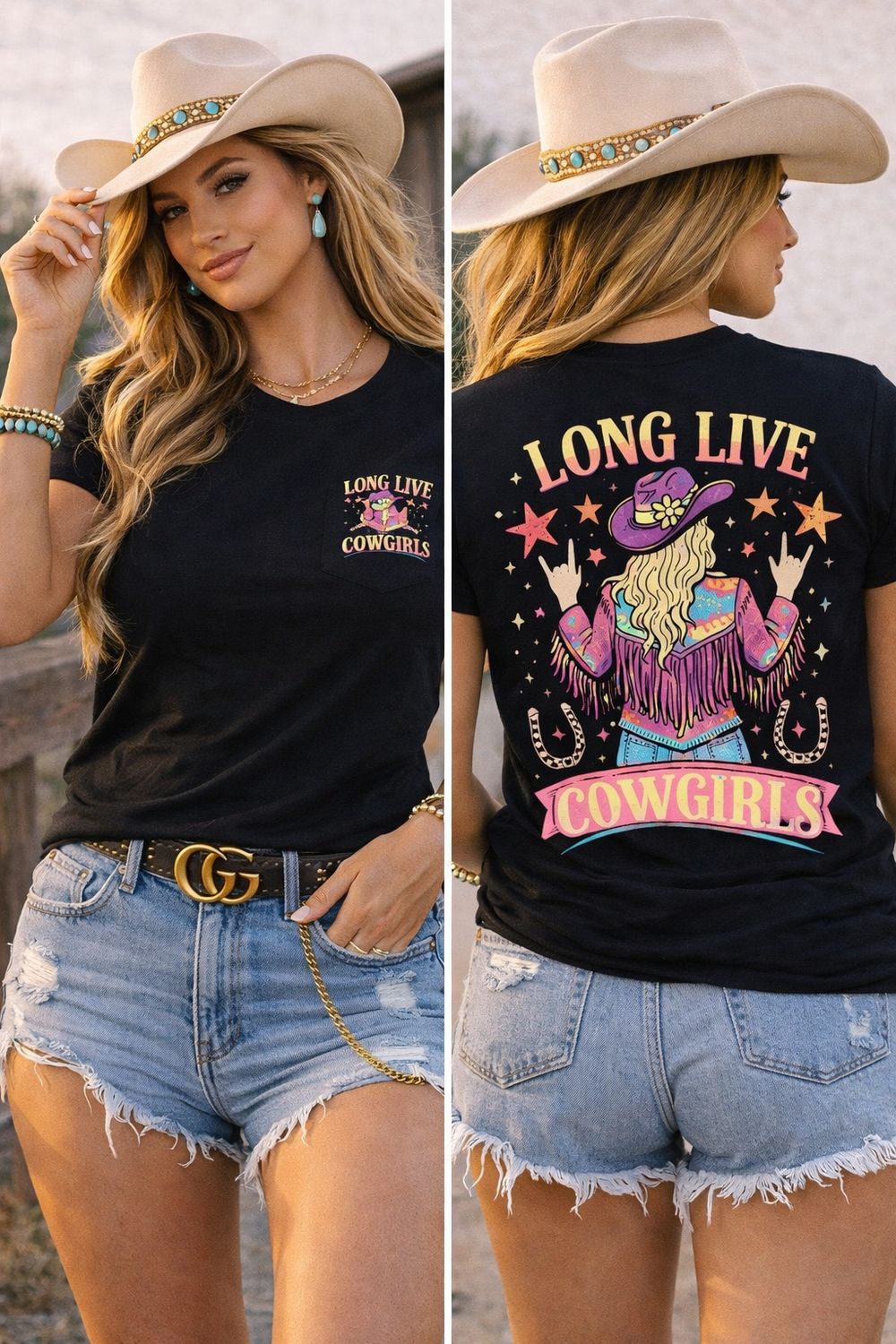 Long Live Cowgirls Western Graphic Tee