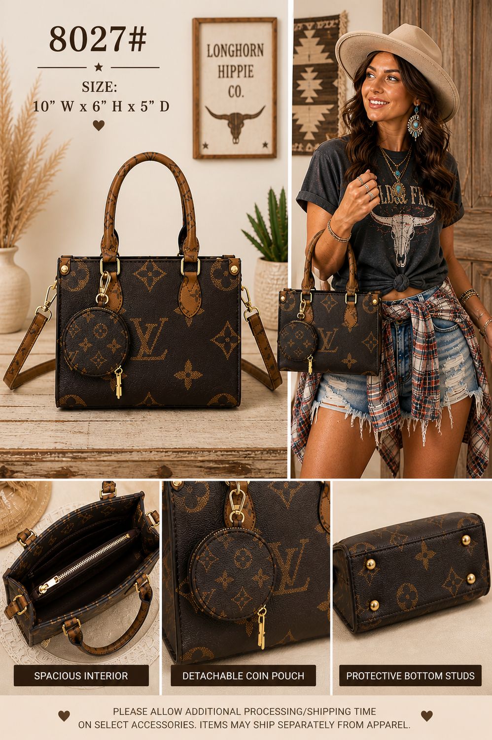 ✨ NEW Upcycled Western Luxe Tote Bag ✨
