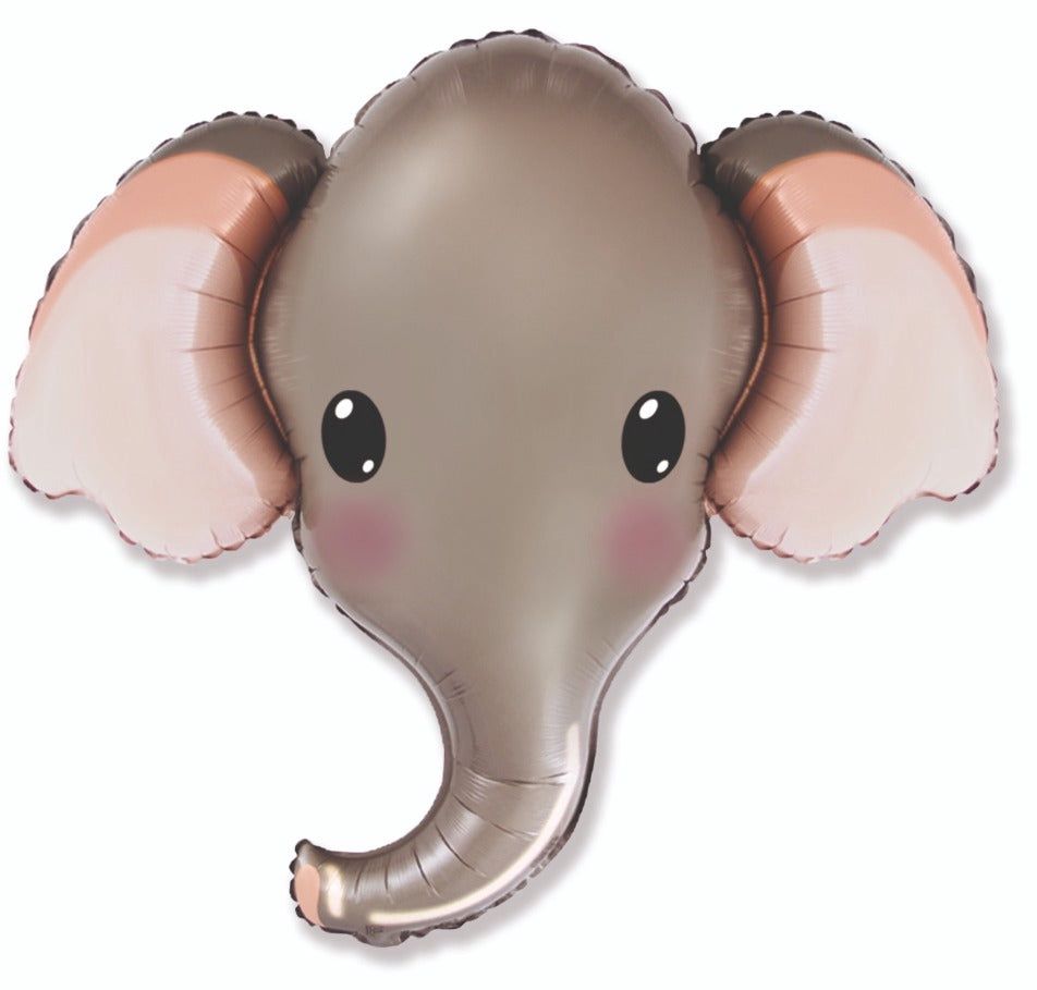 116 39" Elephant Head Grey