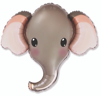 116 39" Elephant Head Grey