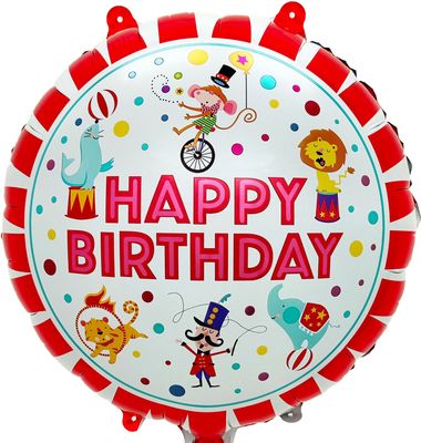 146 18" HBday Animal Circus