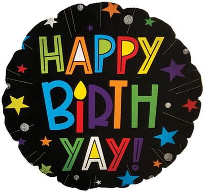 186 17" HBday -Yay Blk