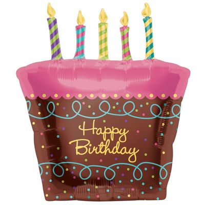 251 31" Bday Cake/Cndl