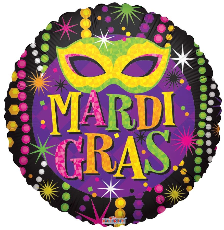 MG01 18" Mardi Gras