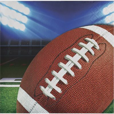 16ct Football Party Beverage Napkins