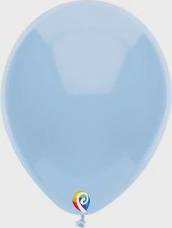 15Ct 12" Baby Blue Latex Balloons