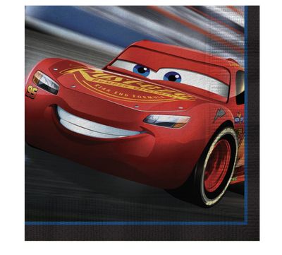 Disney Cars 3 Movie Beverage Napkins 16ct