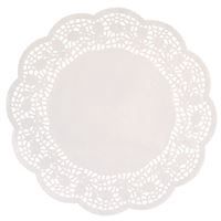 White 10.5" Doilies 16ct
