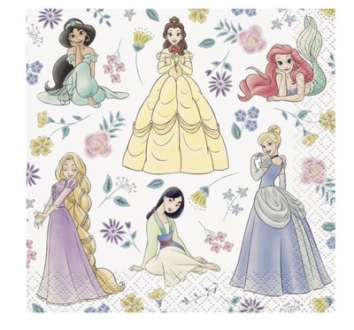 Disney Princess Beverage Napkins 16ct