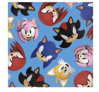 Sonic the Hedgehog Luncheon Napkins 16ct