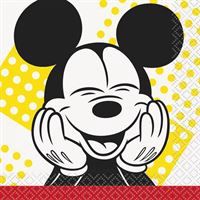 16Ct Mickey Mouse Beverage Napkin
