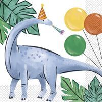 Partying Dinosaurs Luncheon Napkins 16ct