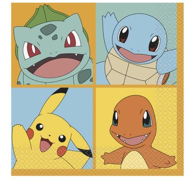 Pokémon Luncheon Napkins 16ct