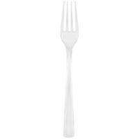 Clear Solid Plastic Forks 18ct